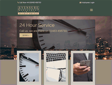 Tablet Screenshot of evensure.co.uk